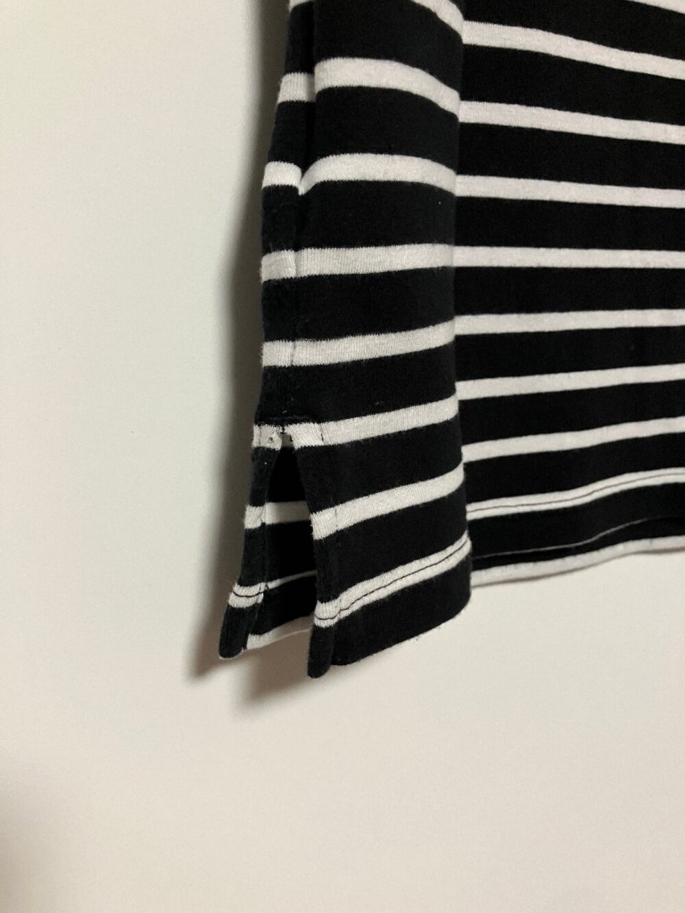 Lauren Ralph Lauren Black & White Stripe Shirt, Women's Size Medium - Picture 6 of 11